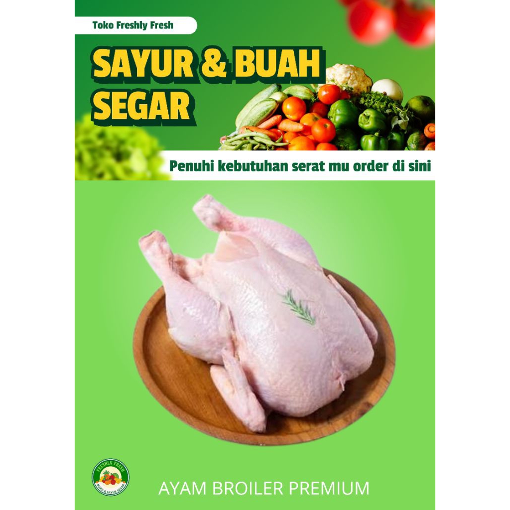AYAM BROILER FRESH 1 EKOR