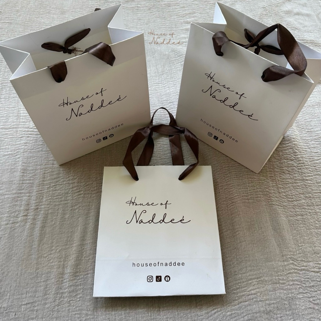 Exclusive Paper Bag House of Naddeé | Paper Bag Premium Hijab & Hampers