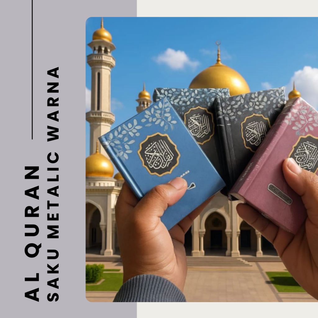 Huda Alquran Saku Metalic Warna Khot Usmani 15 Baris