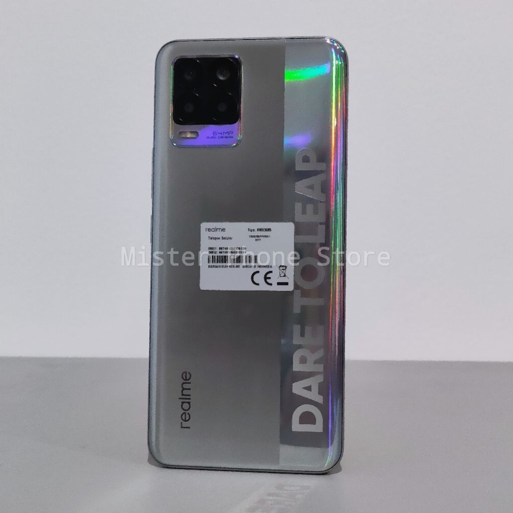 Realme 8 8/128 GB Ex Resmi Indonesia Second Bekas Original - Check Deskripsi