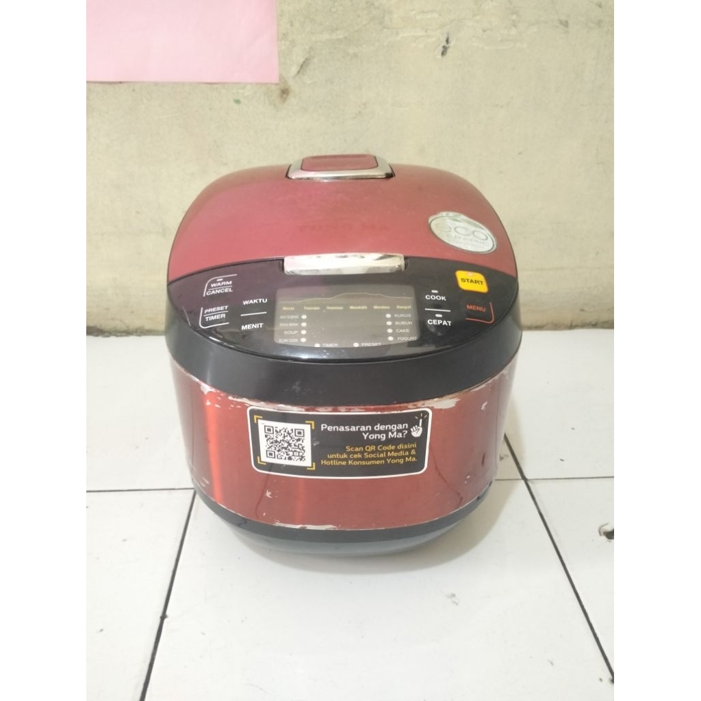 Rice cooker Yong ma SMC7047 siap pakai ( SECOND/BEKAS )