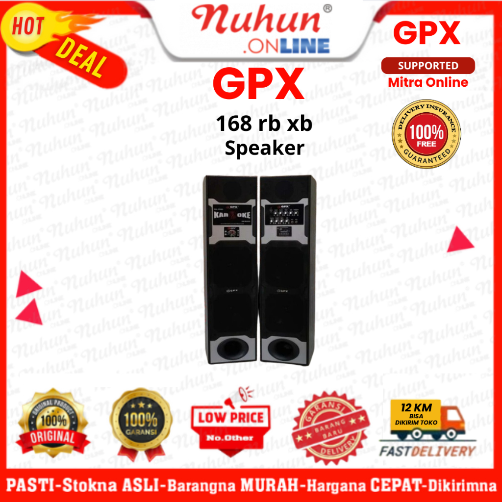 Gpx Speaker 168 rb xb