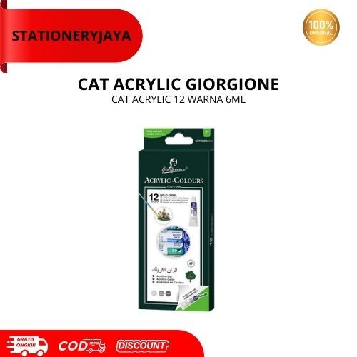 CAT ACRYLIC GIORGIONE 6ML 12 WARNA