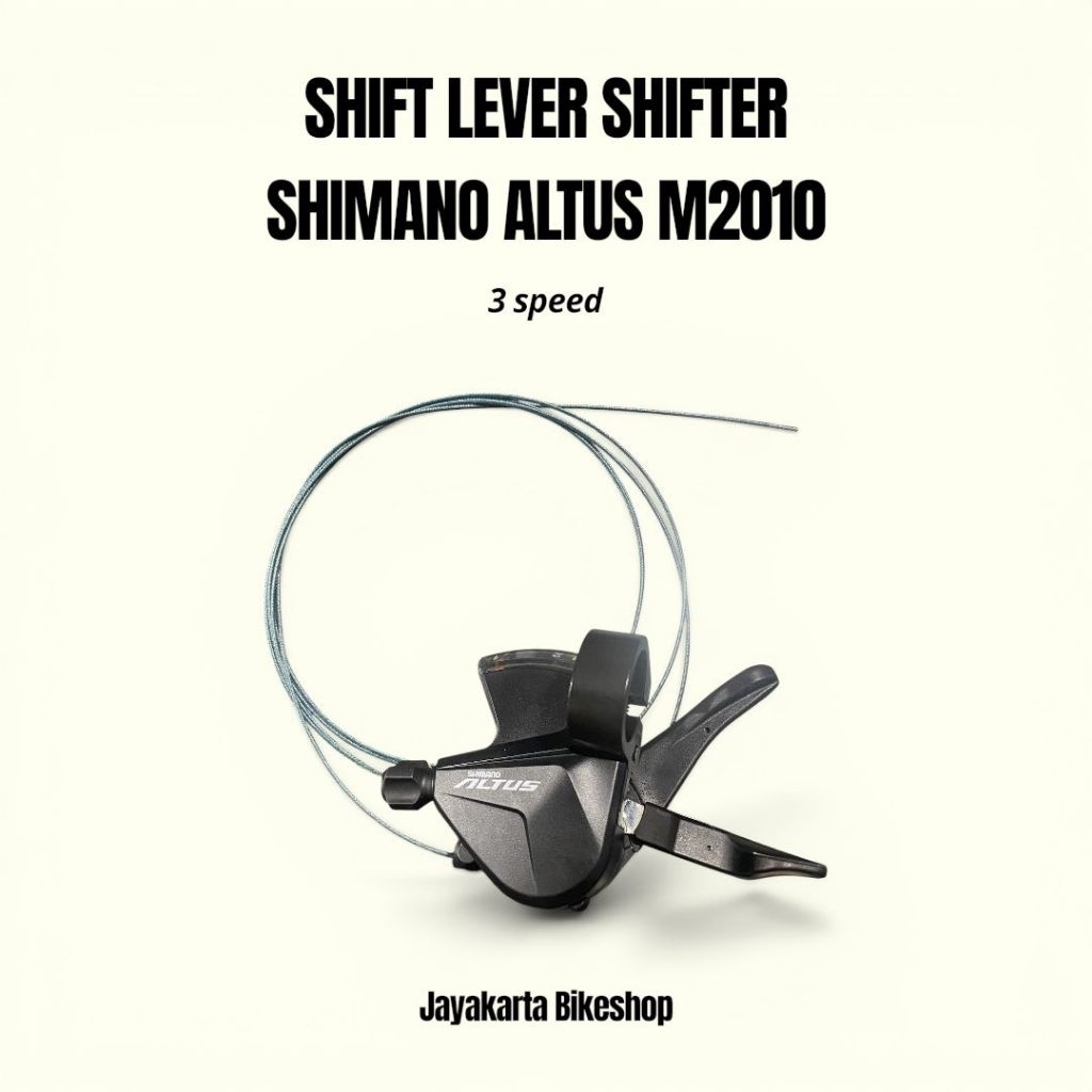 SHIFTER SEPEDA SHIMANO ALTUS M2010 3 SPEED ORIGINAL BARU | GEAR SHIFT LEVER MTB CITYBIKE