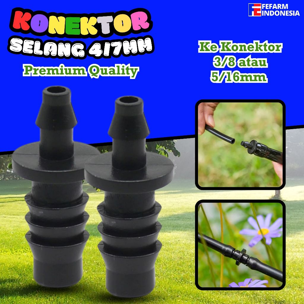 Konektor 3/8 5/16 Ke Selang 4/7mm Pompa 12V Ke Selang 7mm 6mm Fitting Sprayer Pertanian Pengairan Ke