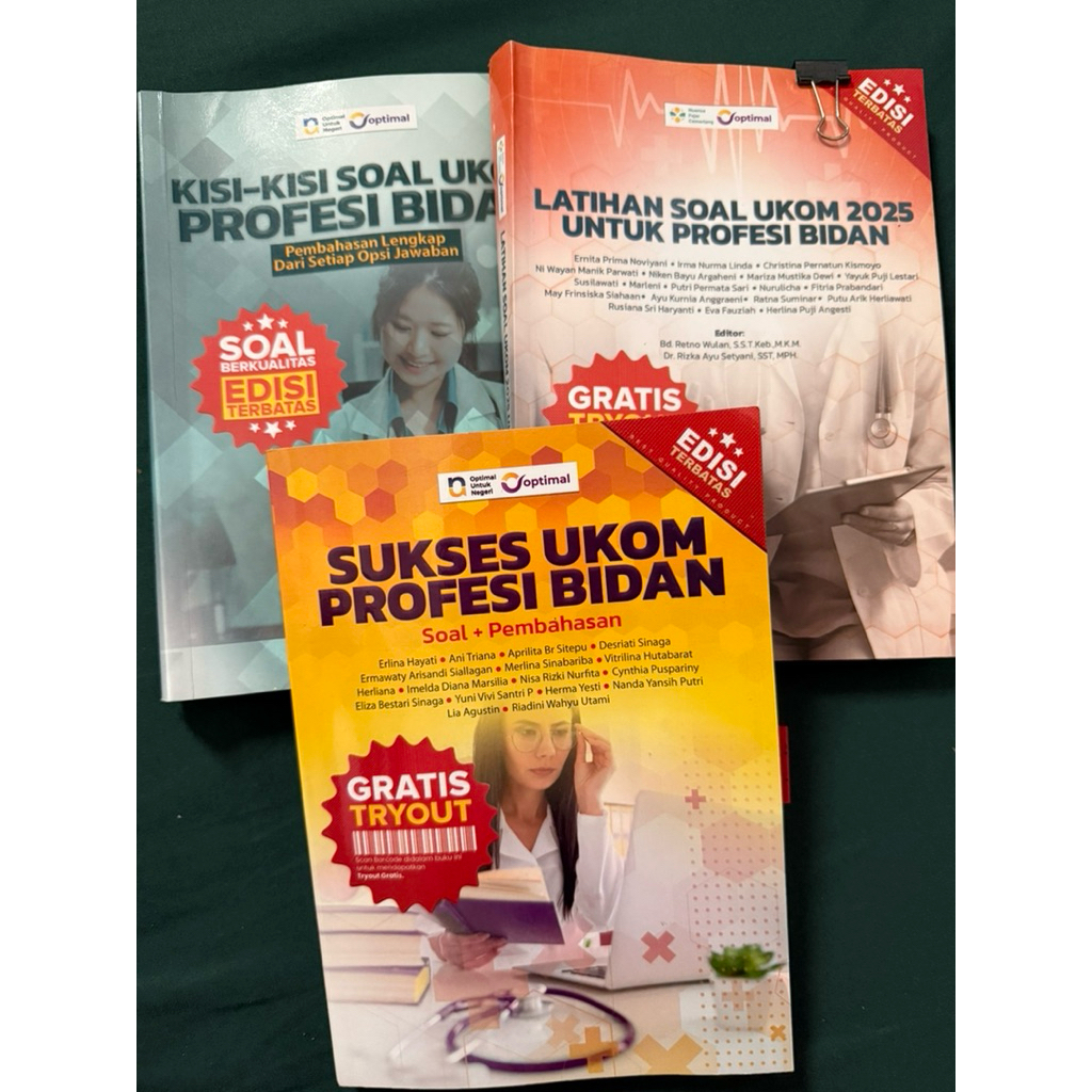 Preloved Buku Latihan Soal UKOM Kebidanan Optimal 2025-2026