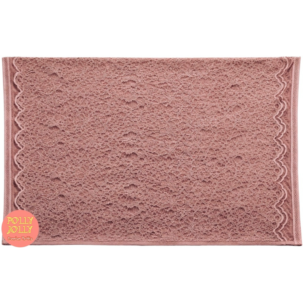 Bahan Kain Chantily Semi Perancis Panel Prancis Kebaya Wisuda Akad Resepsi Lebaran 2 Dua Kaki Warna 