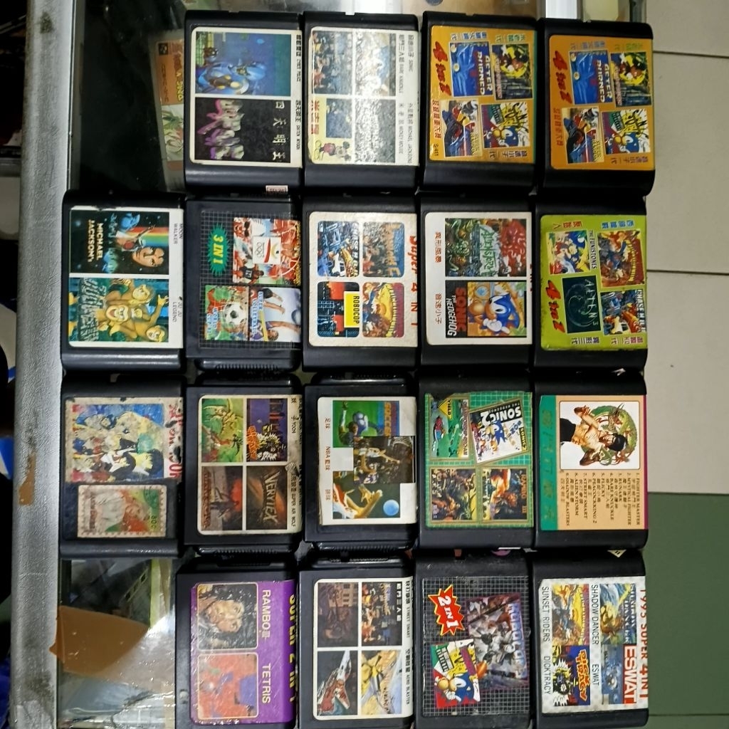 jual kaset Sega 16 bit Mega Drive 1 atau sega Mega Drive 2 kondisi normal