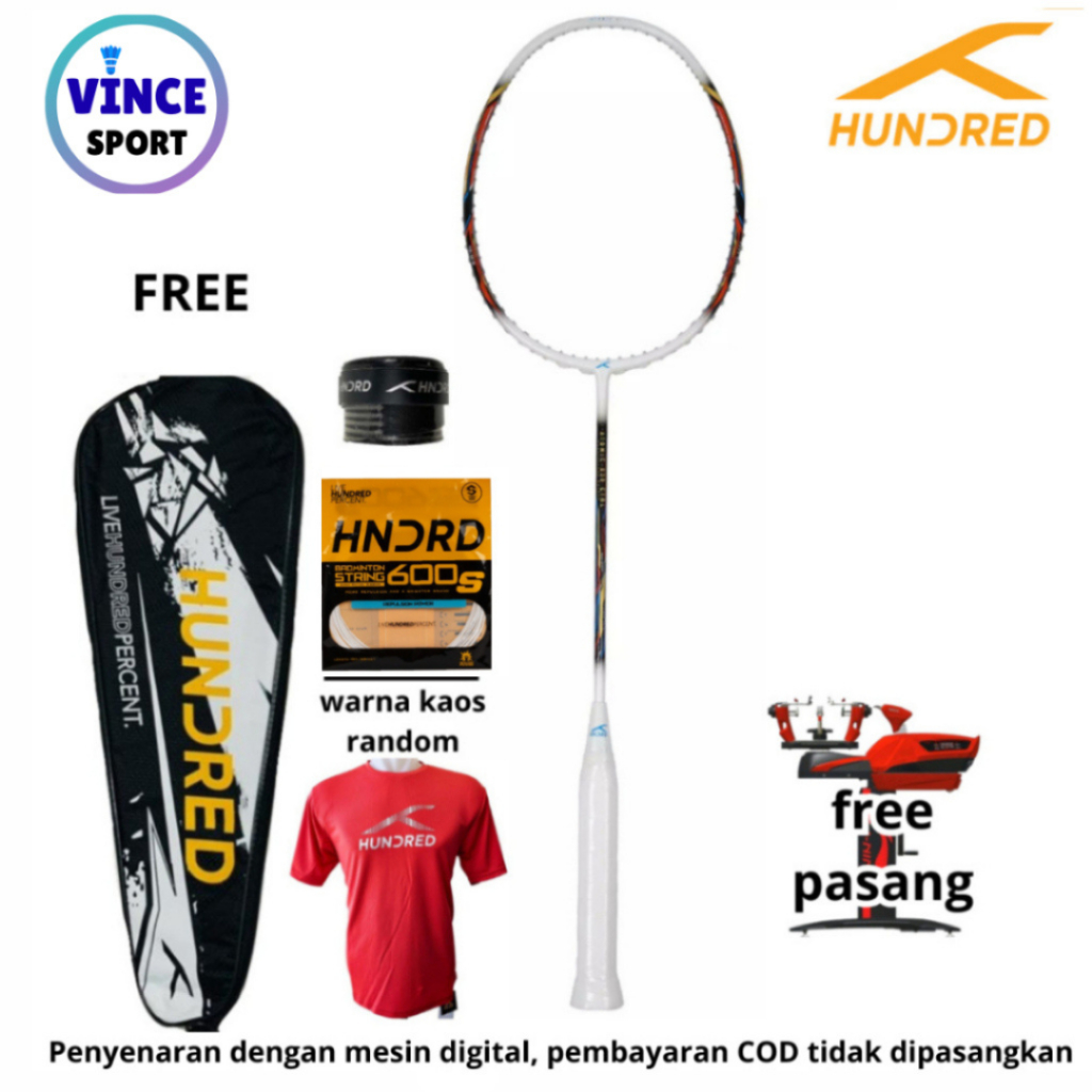 Raket Badminton HUNDRED ATOMIC X38 CTRL