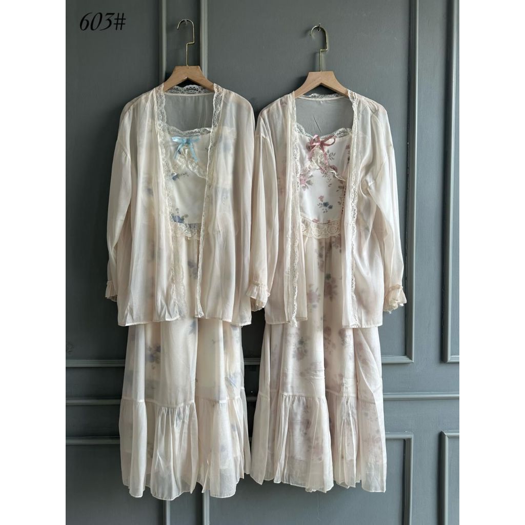 Dress wanita korean style premium import quality | Dress motif bunga-bunga premium import quality | 