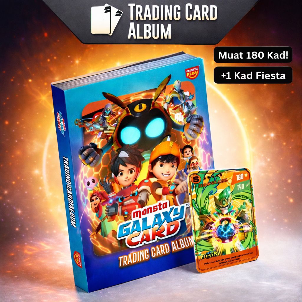 BoBoiBoy Monsta Trading Album Koleksi