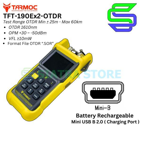 Tarmoc TFT-190E-OTDR | OTDR 1550nm ,OPM,VFL