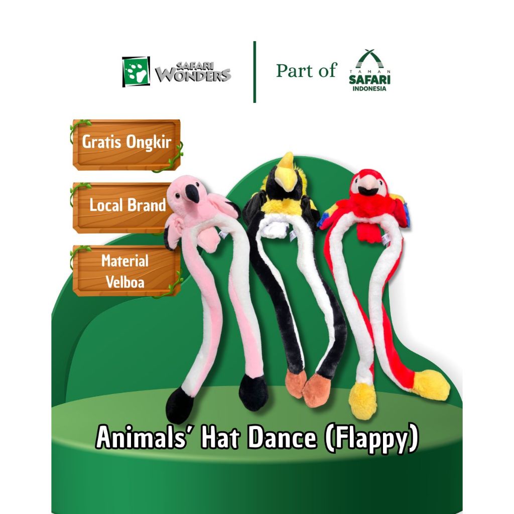 SAFARI WONDERS - Dance Headband Satwa - Official Merchandise Taman Safari Indonesia