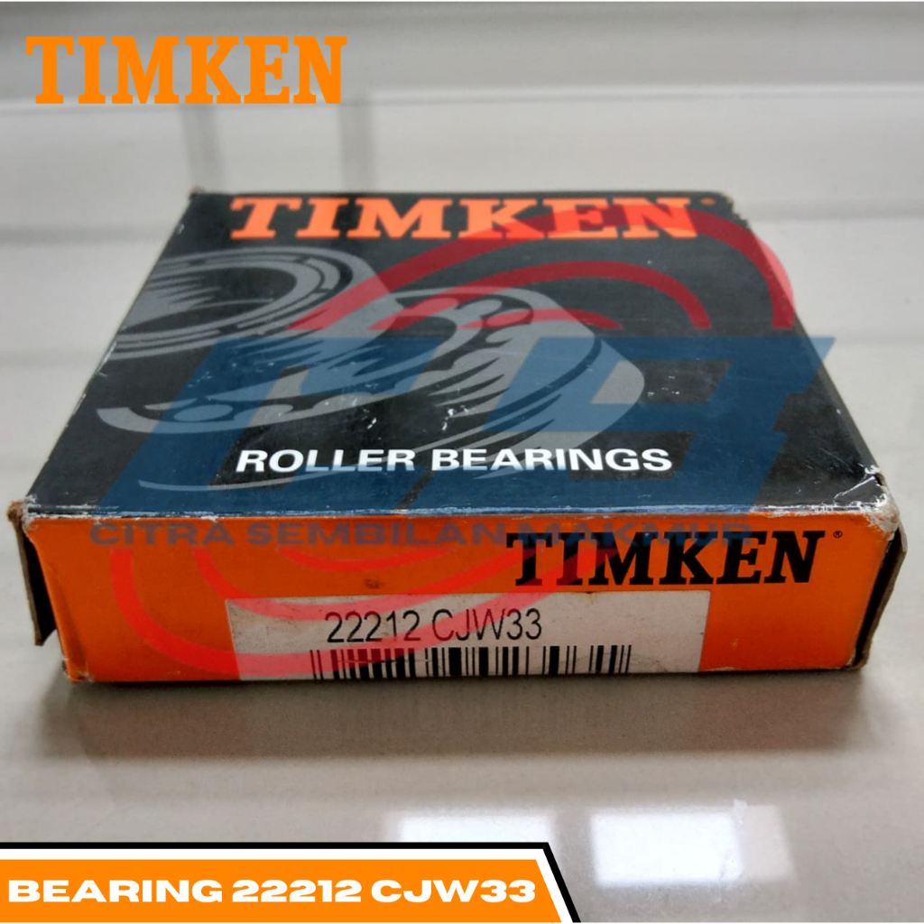 TIMKEN SPHERICAL ROLLER BEARING 22212 CJW33 ROLLER BEARING MERK TIMKEN ORIGINAL BERKUALITAS