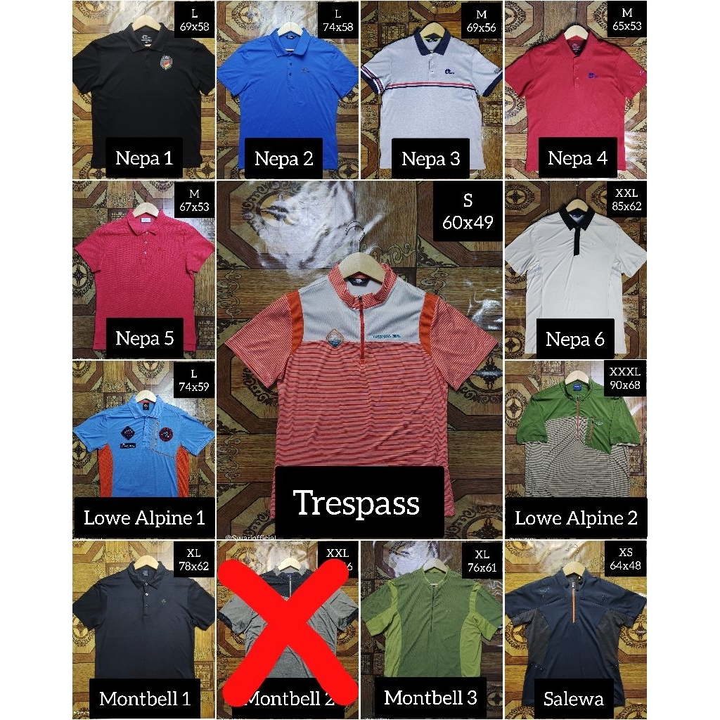 SALE  100K 2 PCS Kaos Kerah Nepa - Polo Shirt Nepa