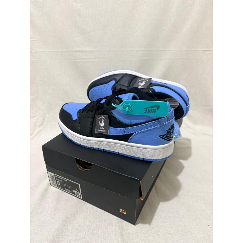 AJ 1 Low University Blue Sepatu Sneakers