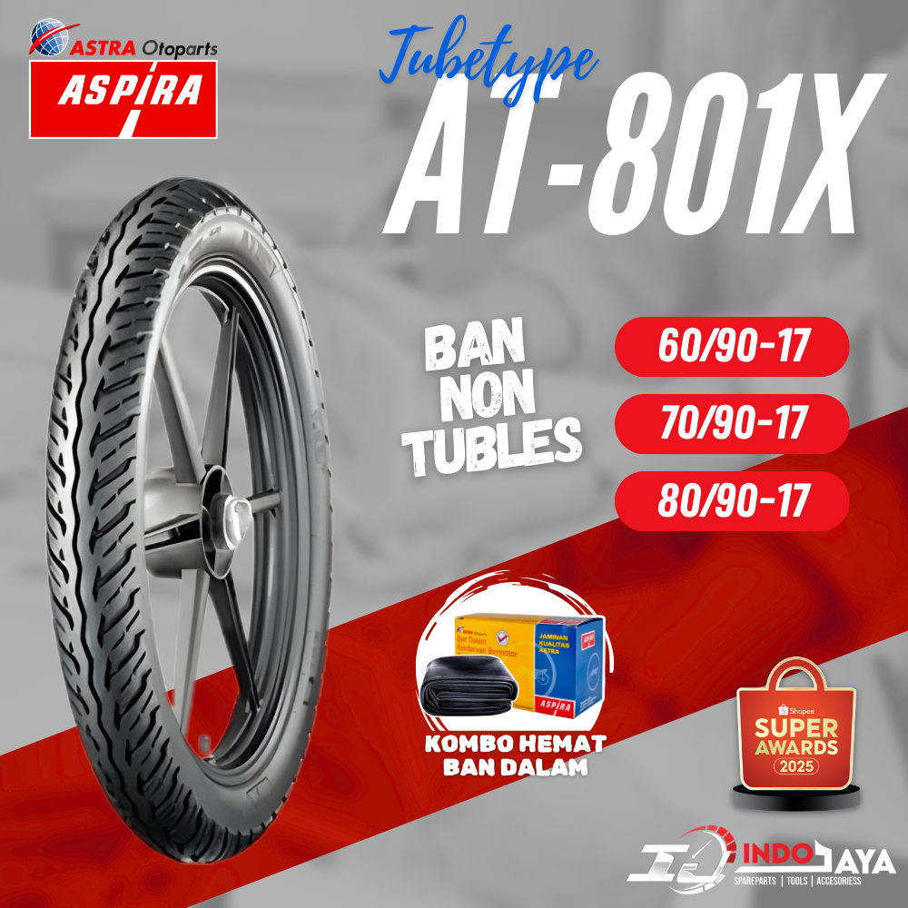 [COD] BAN ASPIRA TUBETYPE (NON TUBELESS) AT-801X / AT-901X / AT801 / AT901 BAN LUAR ASPIRA RING 17 (