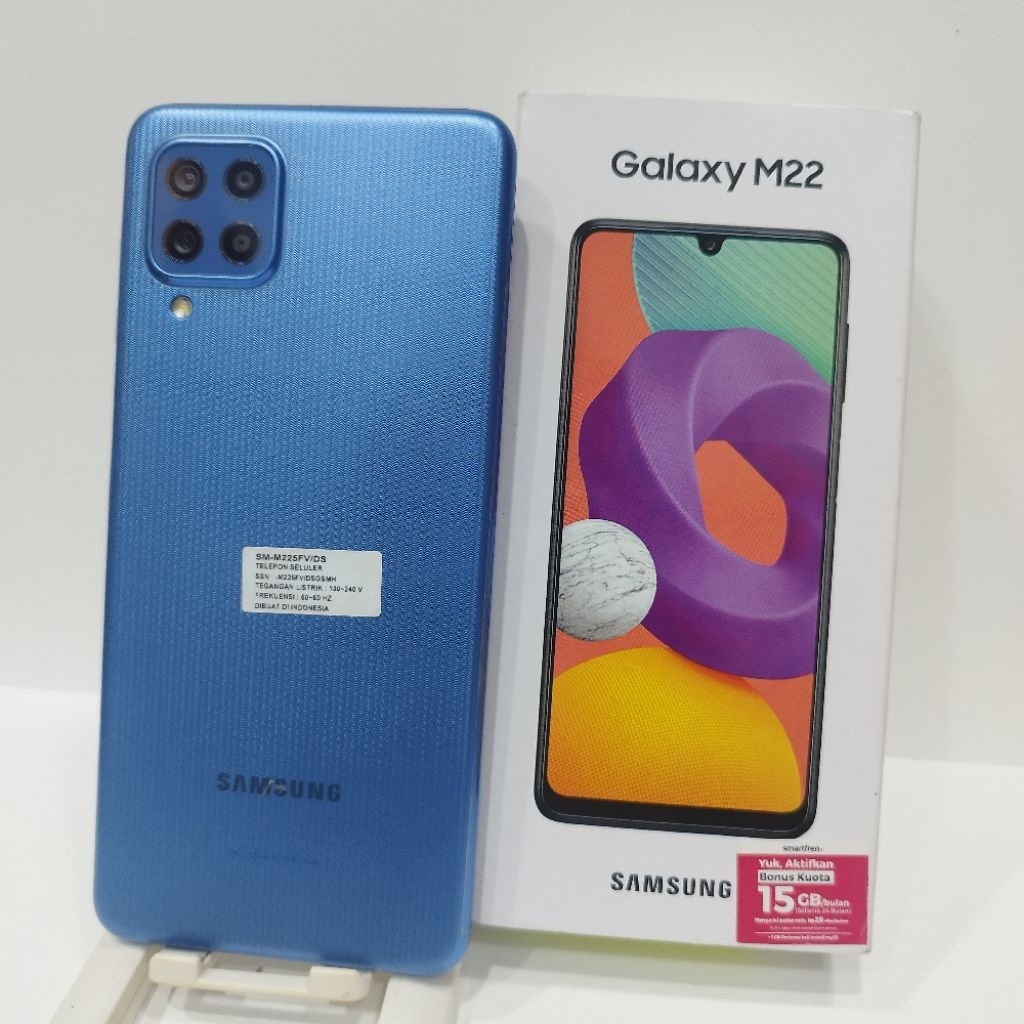 Samsung M22 8/128GB 6/128 GB Handphone Second Fullset original bergaransi