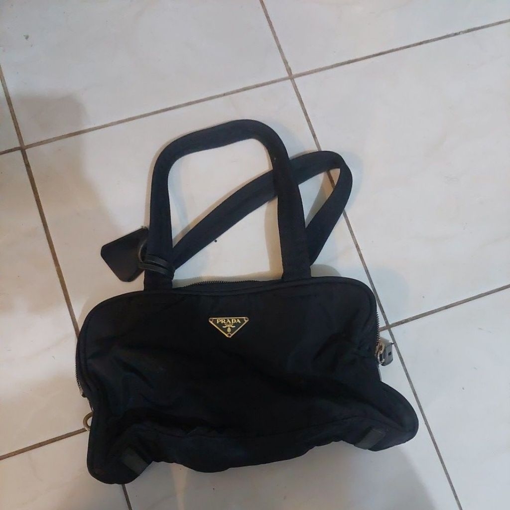 prada nylon tote bag vintage