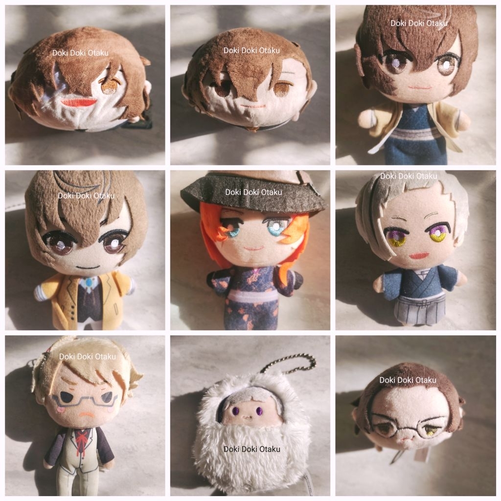 Bungou Stray Dogs Dazai Atsushi Chuuya Akutagawa Ranpo Original Plush