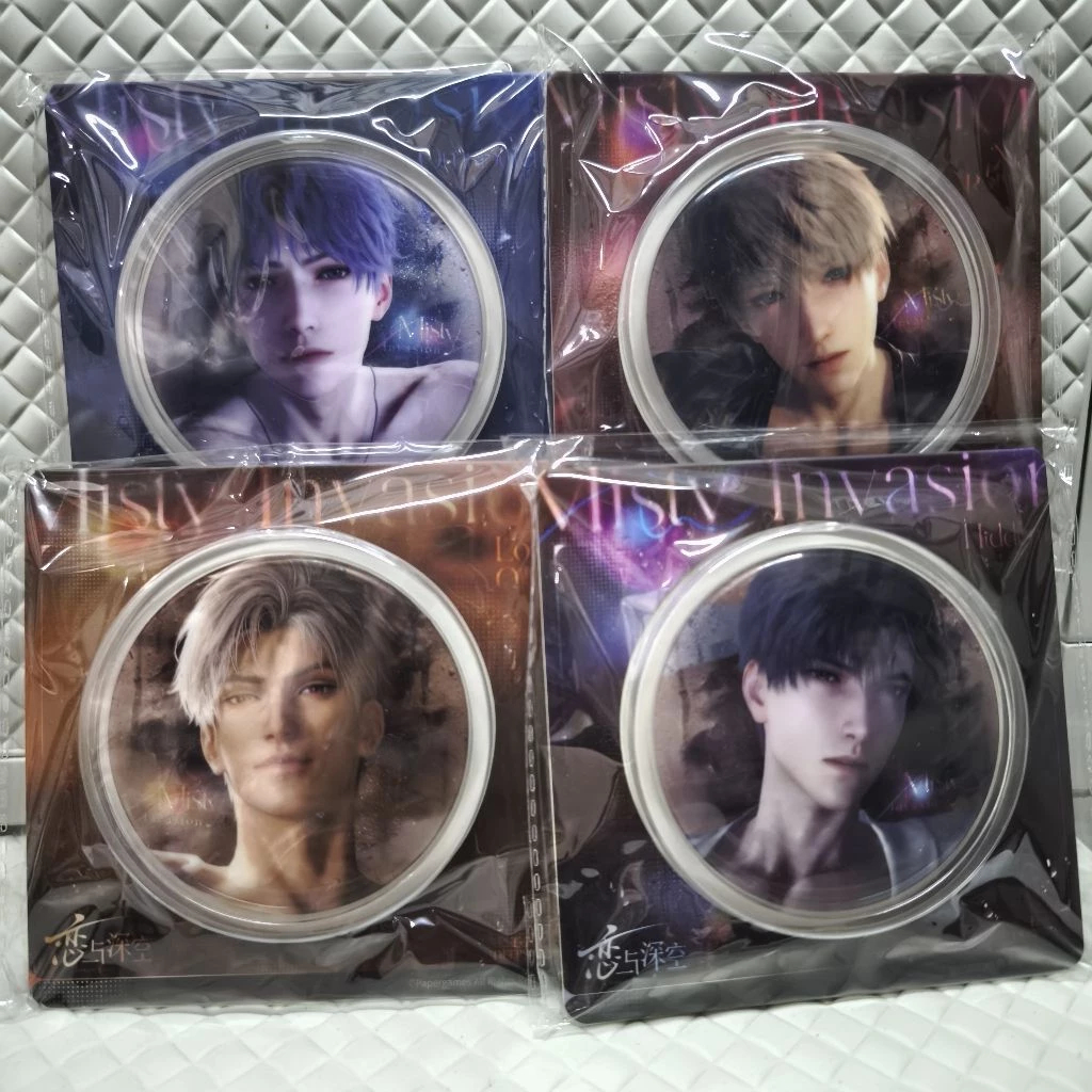 Limited Official Merchandise Love and Deep Space: Misty Invasion Series Tinplate Can Badge - Xavier 