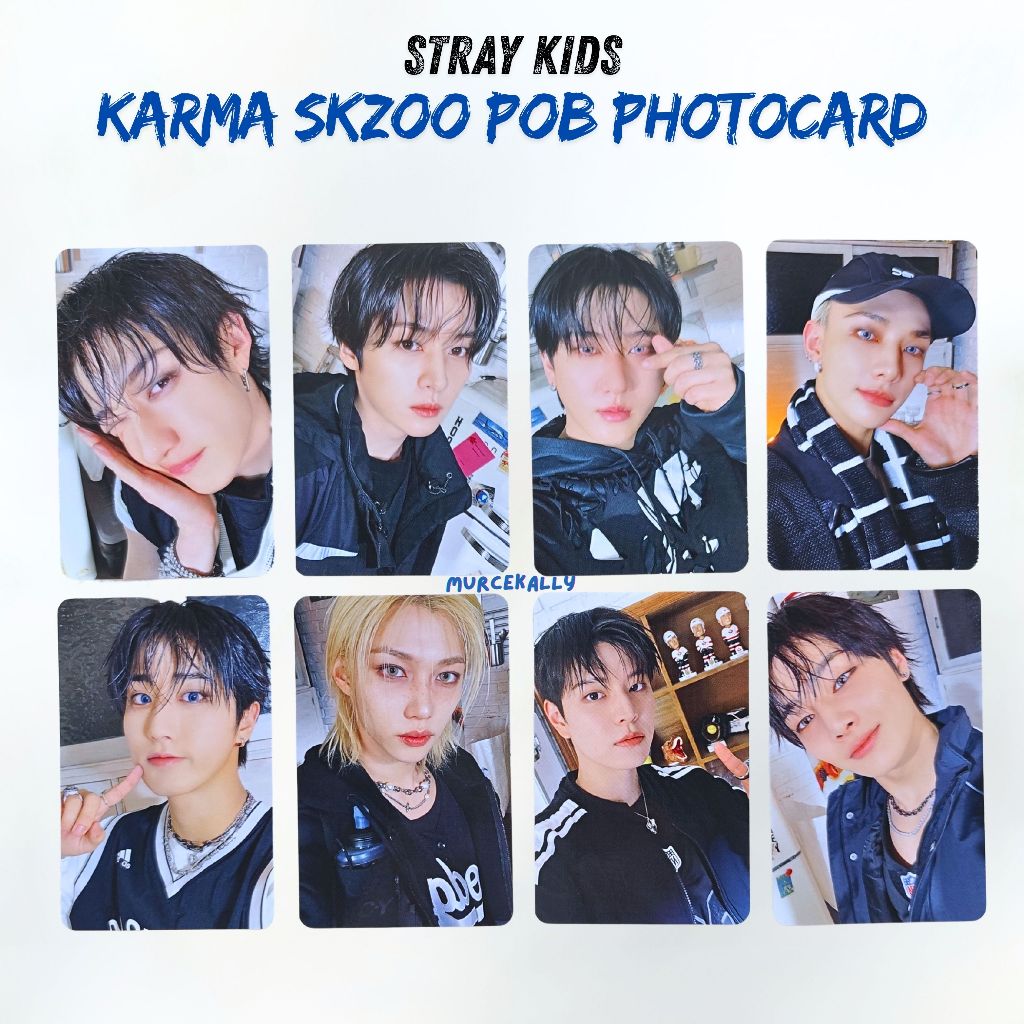 [Ready Stock] Stray Kids Karma SKZOO POB Photocard - Official