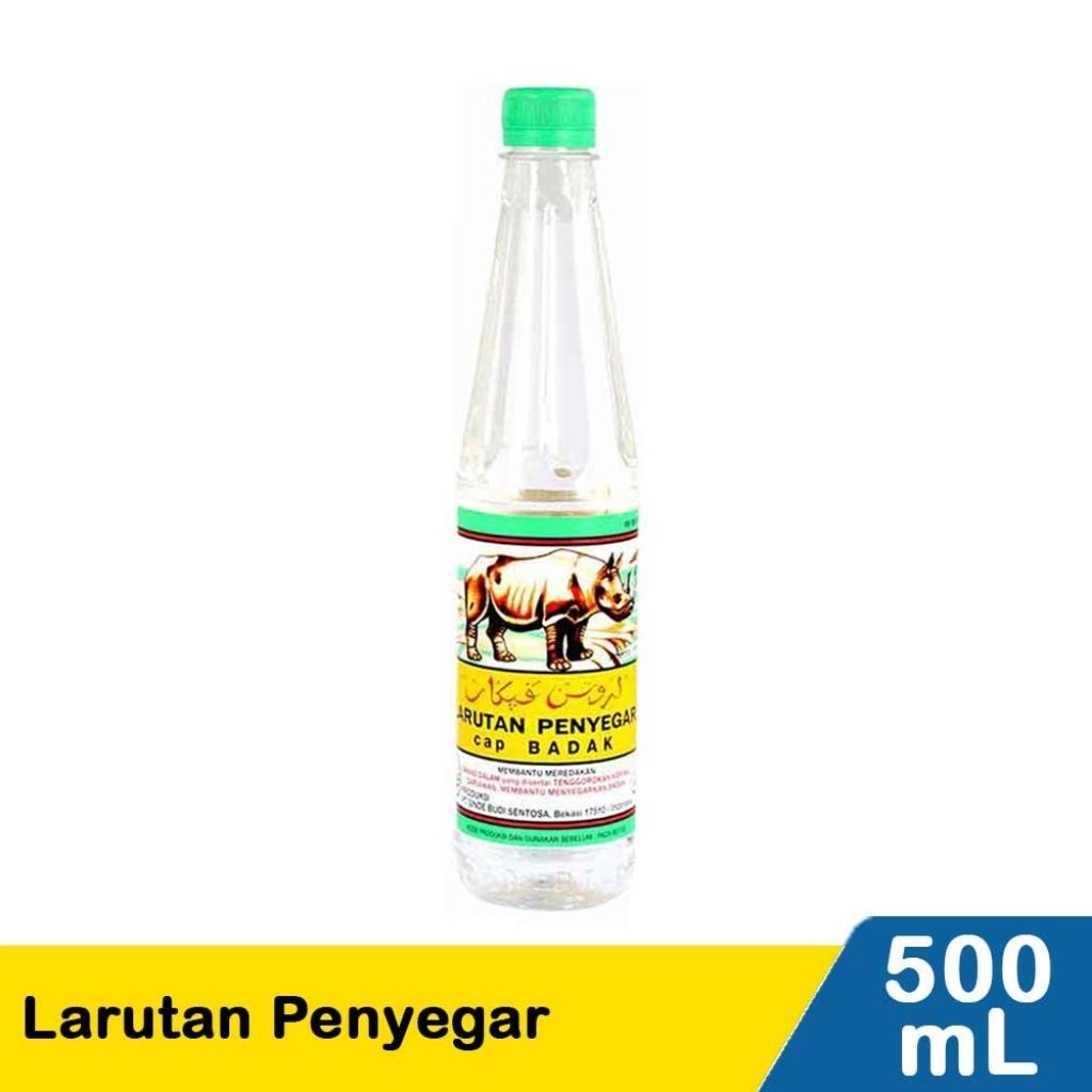LARUTAN PENYEGAR CAP BADAK 500 ML 1 DUS ISI 24 BTL
