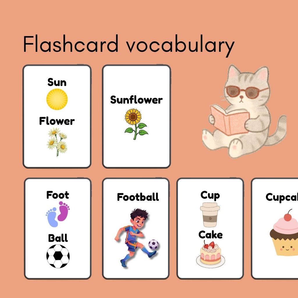Flashcard Bahasa Inggris – Kartu Belajar English Vocabulary