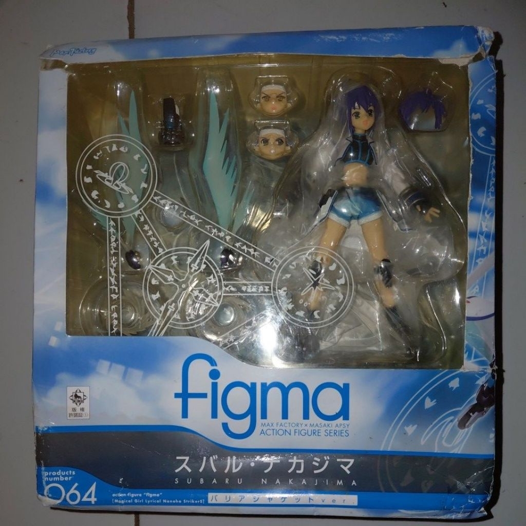 Figma Subaru Nakajima Barrier Jacket. Figure Magical Girl Lyrical Nanoha