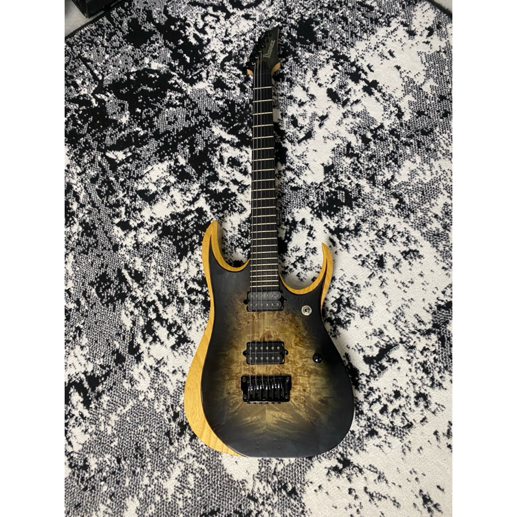 Ibanez RGD Iron Label RGDIX6PB - Surreal Black Burst