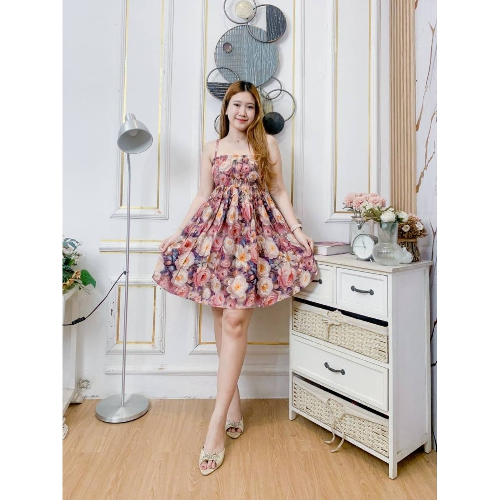 daster bali rok pendek tali pundak Lexie