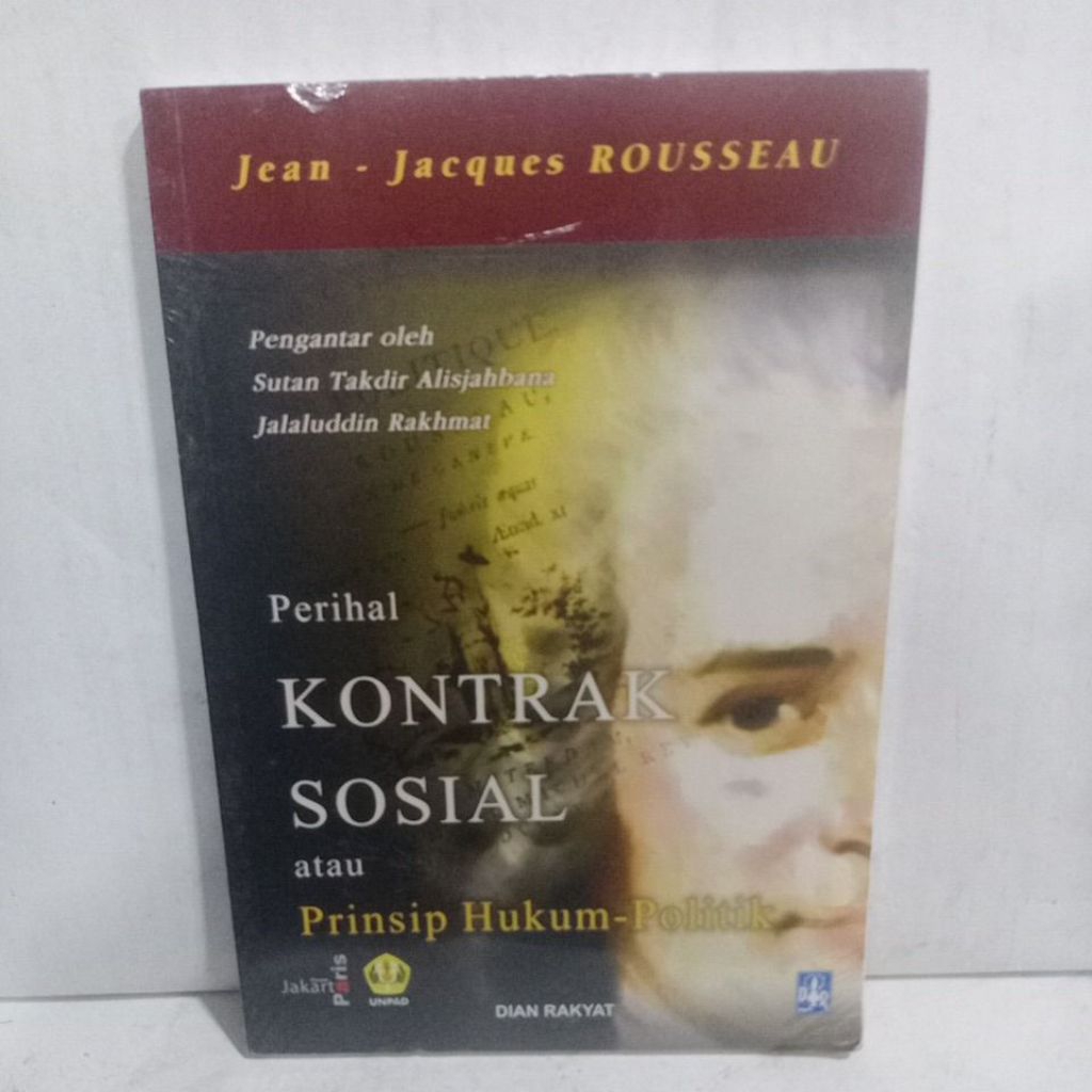 Buku Perihal KONTRAK SOSIAL atau Prinsip Hukum-Politik