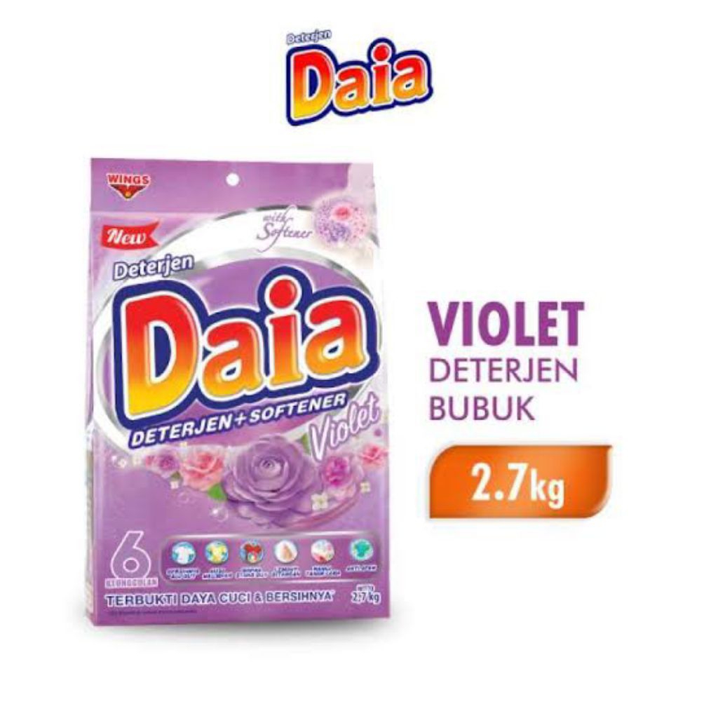 Detergent Bubuk DAIA 2.7kg