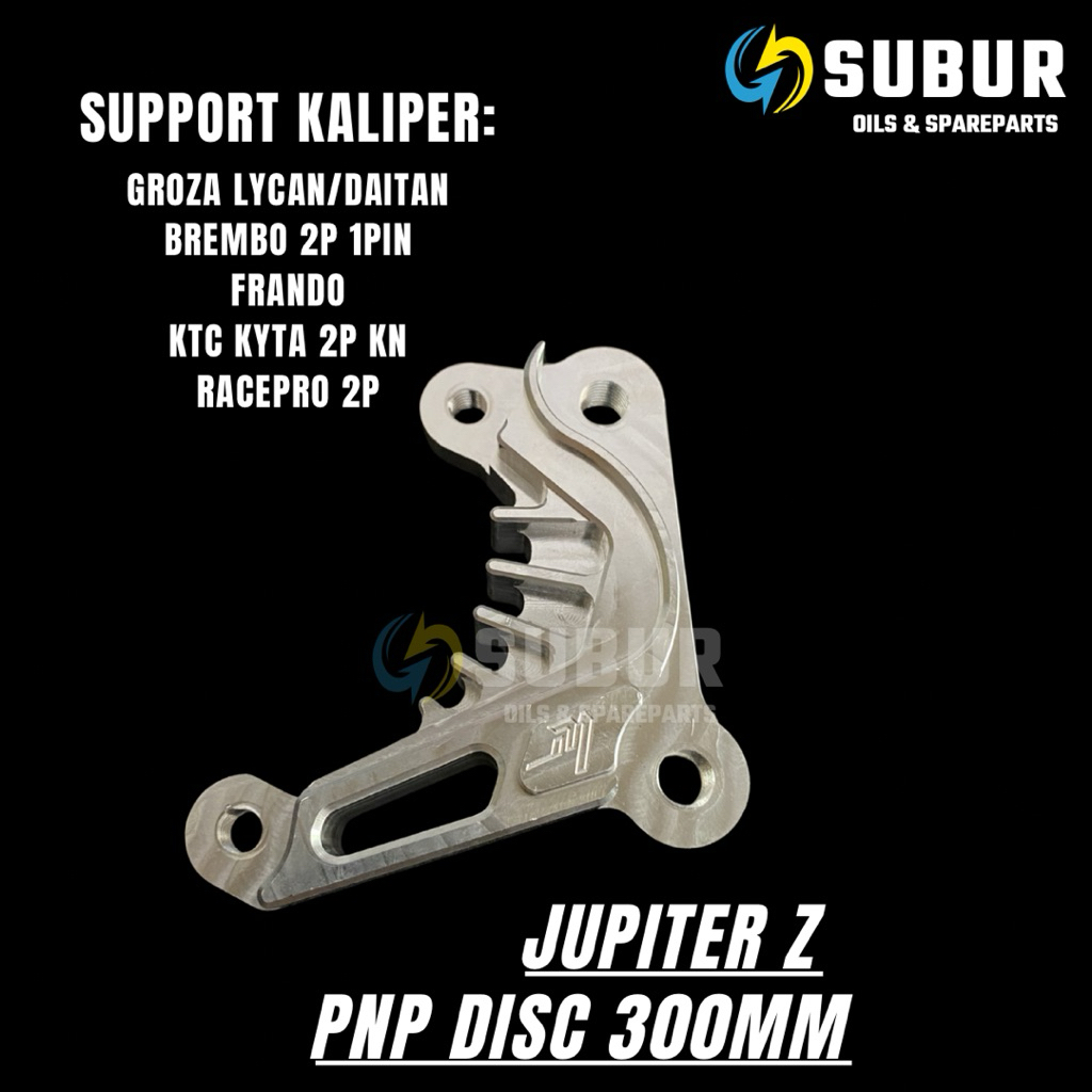 Breket kaliper brembo / KTC 2P 2 piston PNP Disc 300mm shock Fiz r / 125 z / jupiter z / kyb jupiter