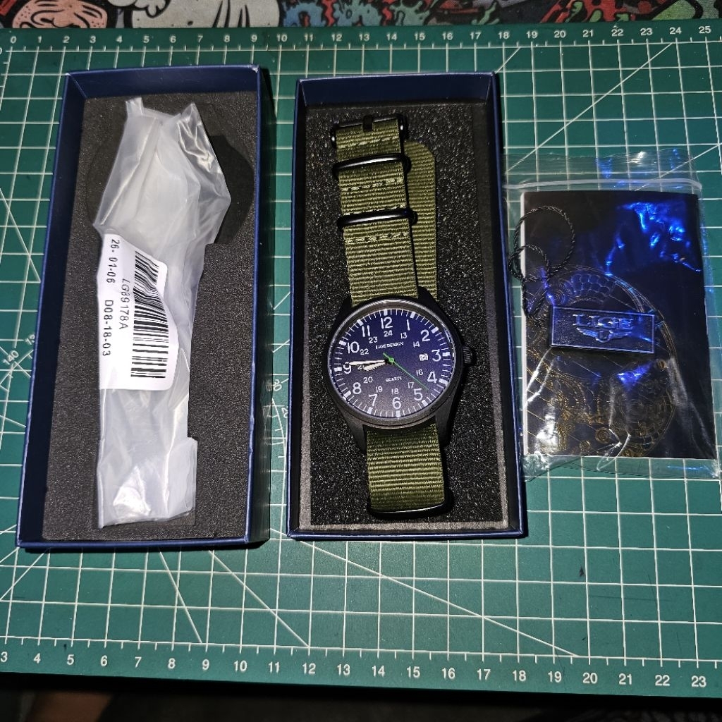 Jam Tangan LIGE Army Nylon