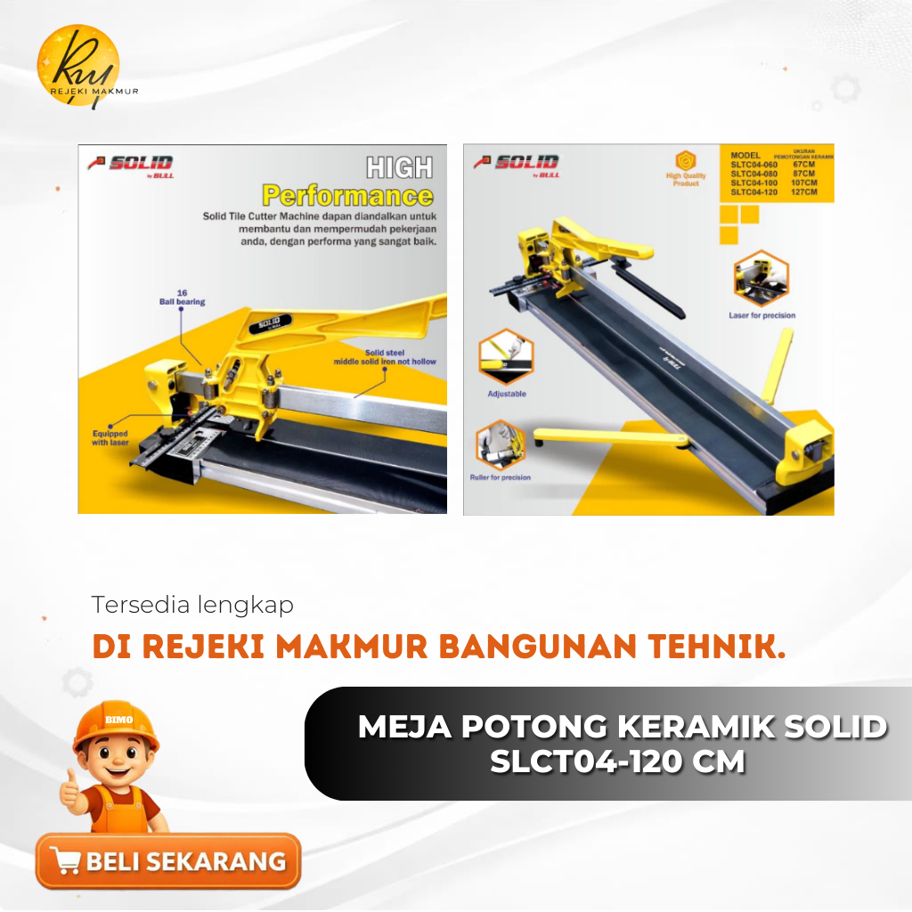 Meja Potong Keramik/Alat Potong keramik SOLID SLCT04-120 cm Berkualitas meja potong granit