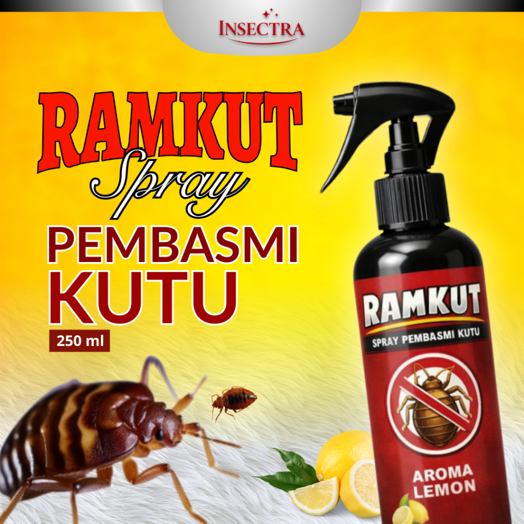 Pembasmi Kutu Kasur 250 ml Pembasmi Kutu Busuk Tungau Racun Kutu Busuk