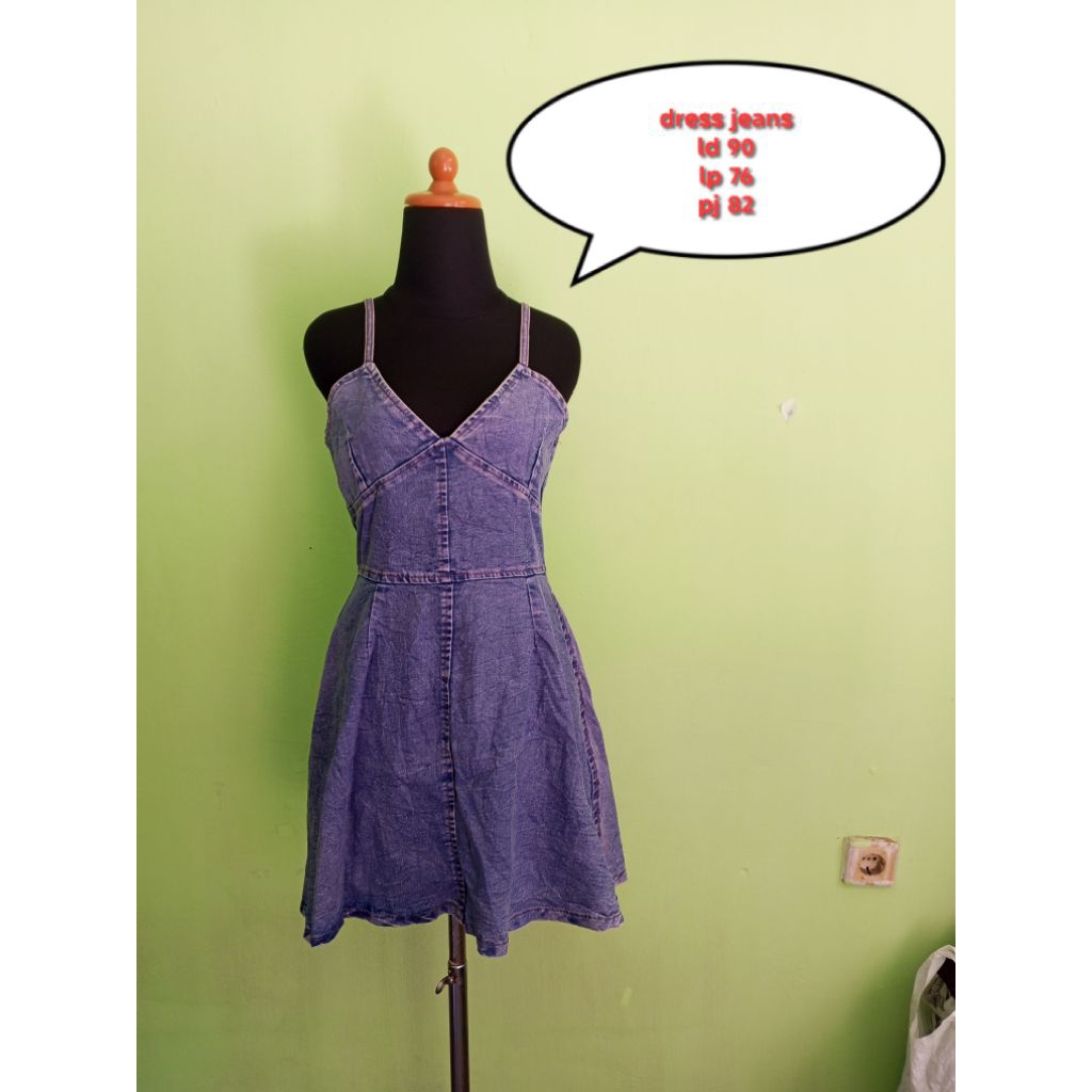 preloved dress jeans