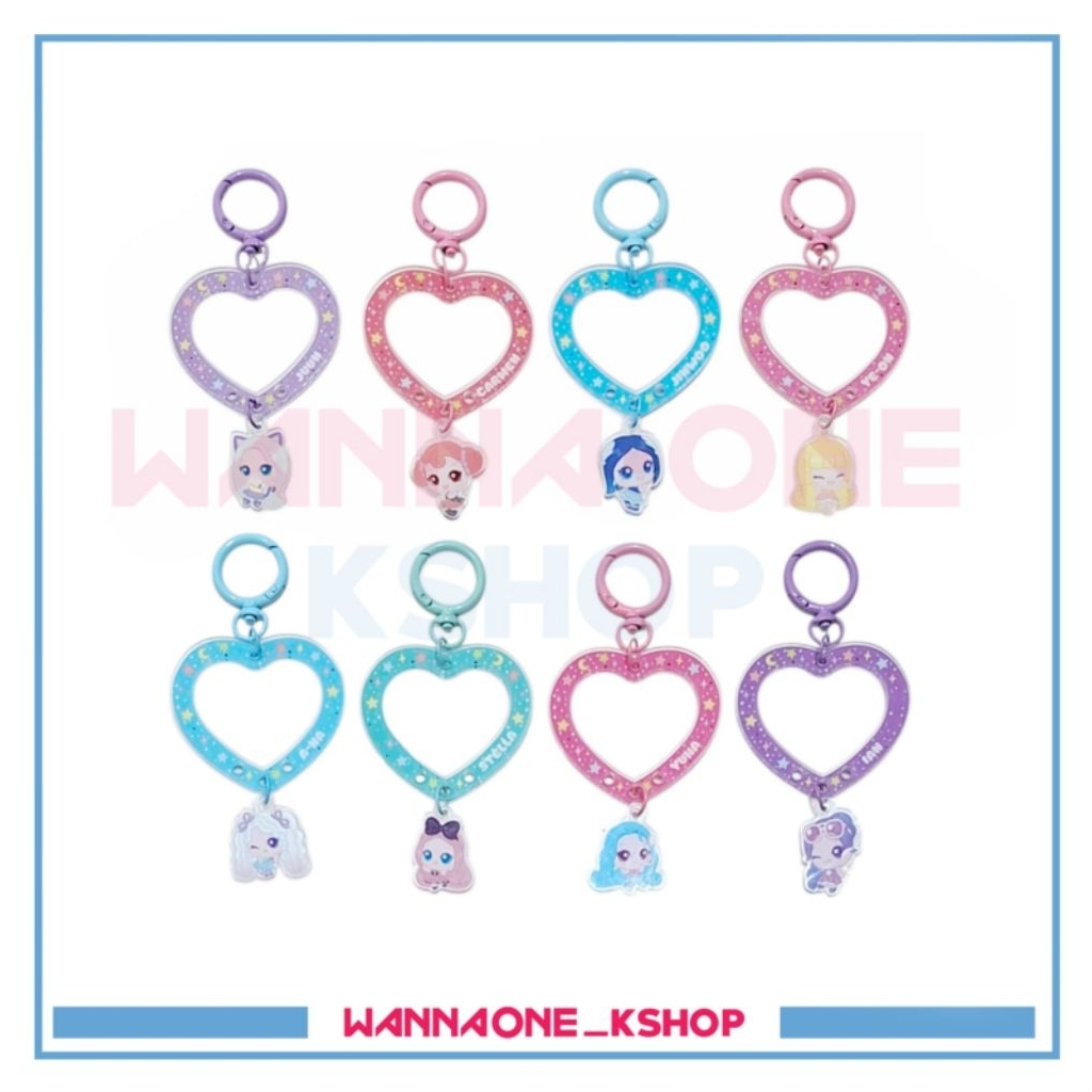keychain love hearts2hearts H2H gantungan kunci