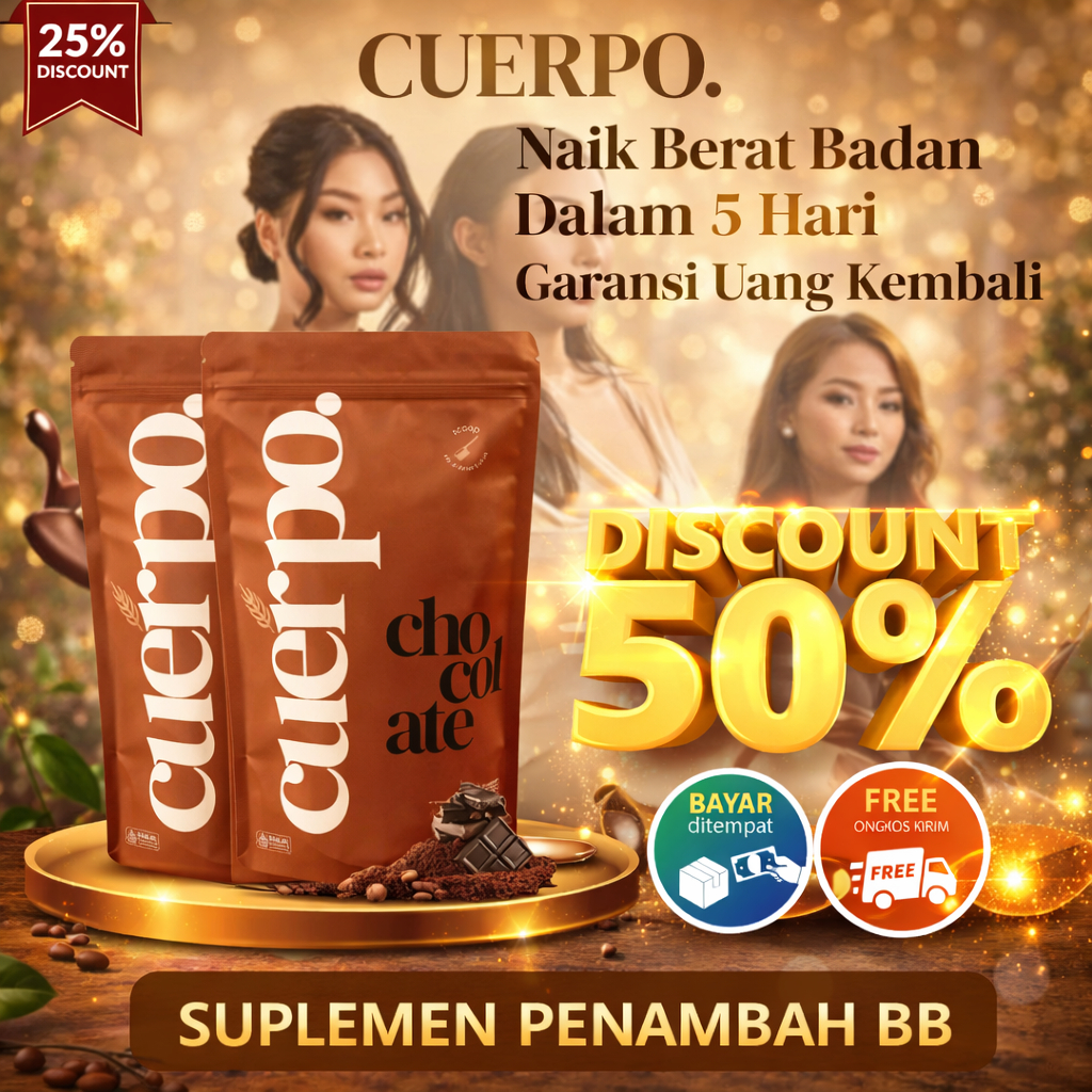 Terlaris!! Cuerpo Susu Tinggi Kalori & Protein 960 Gram