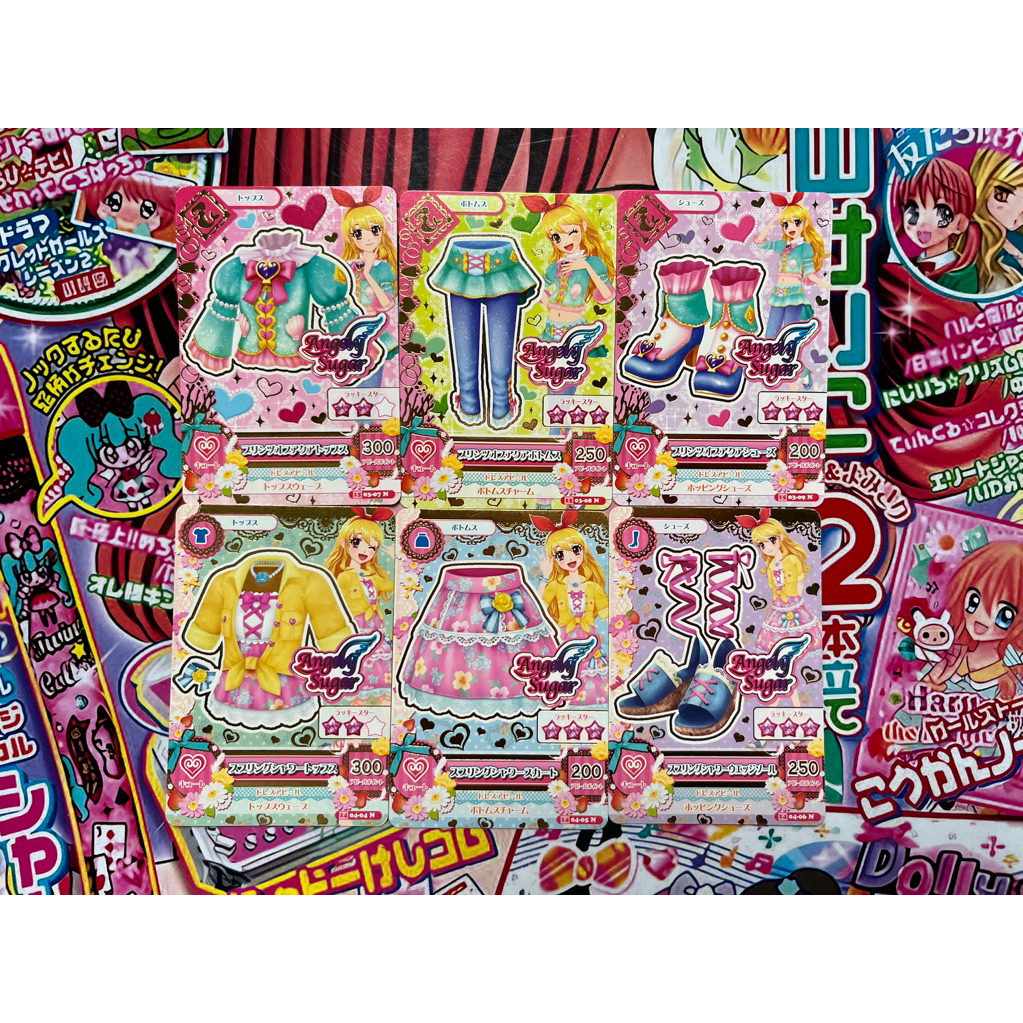 Kartu Aikatsu Prince of Aqua Coord Fairy Tale Spring Shower Coord Ichigo Hoshimiya Ori Angely Sugar 
