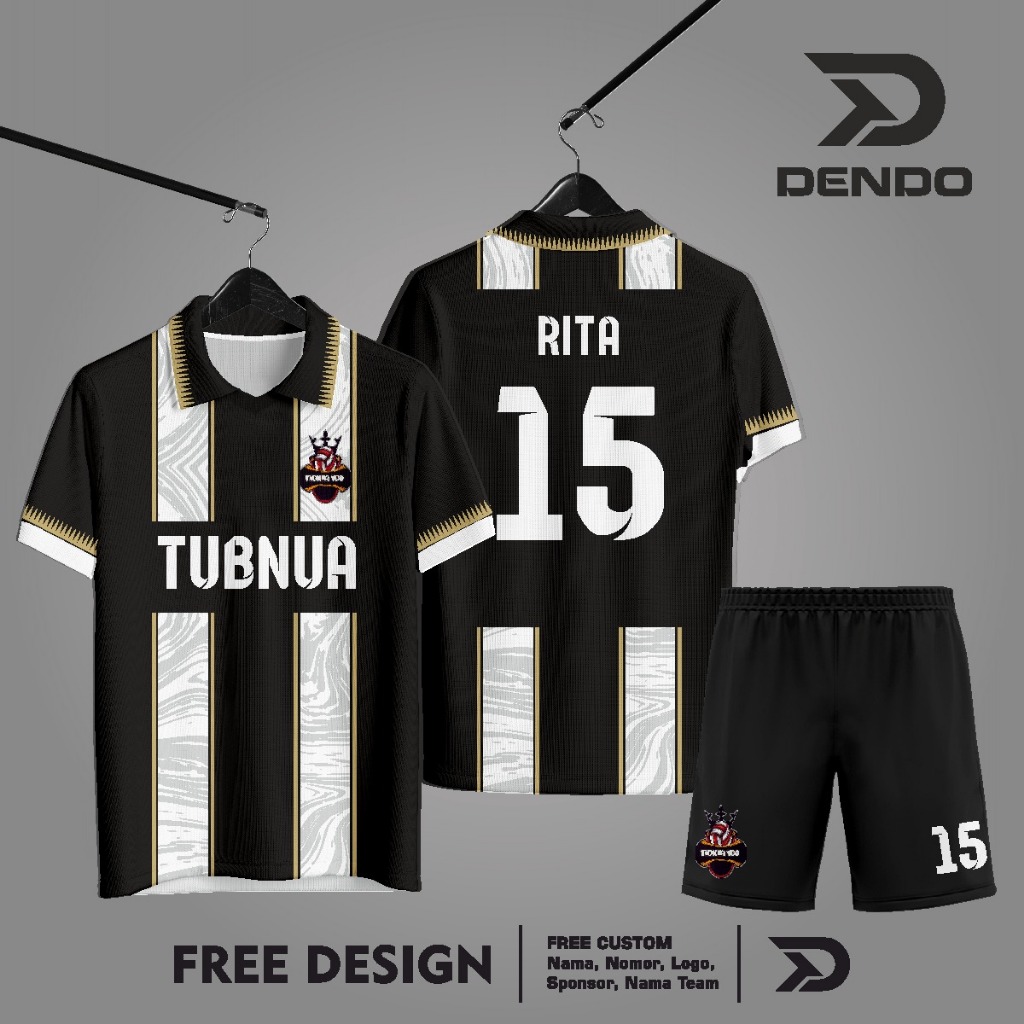 Jersey Full Printing Bola Mancing Voli / Jersey Voli Pria Full Printing