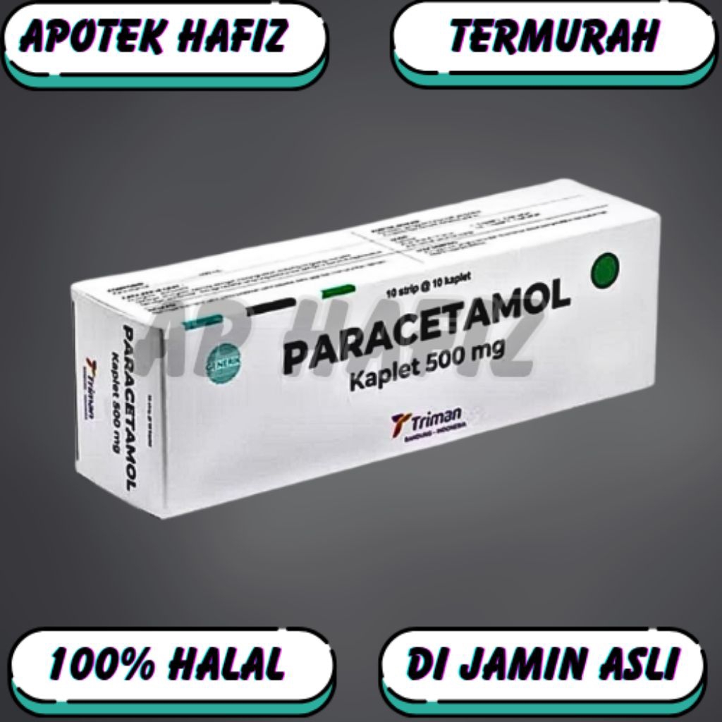 TRIMAN PARACETAMOL 500 MG TAB - BOX