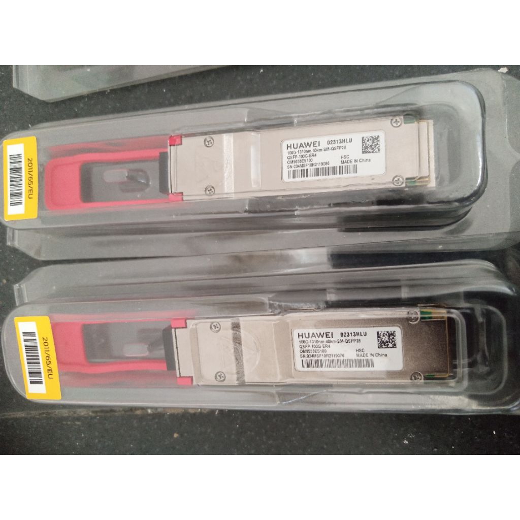 QSFP28 100G 1310nm 40Km SM QSFP 100GBASE ER4 LC Duplex Singlemode Huawei