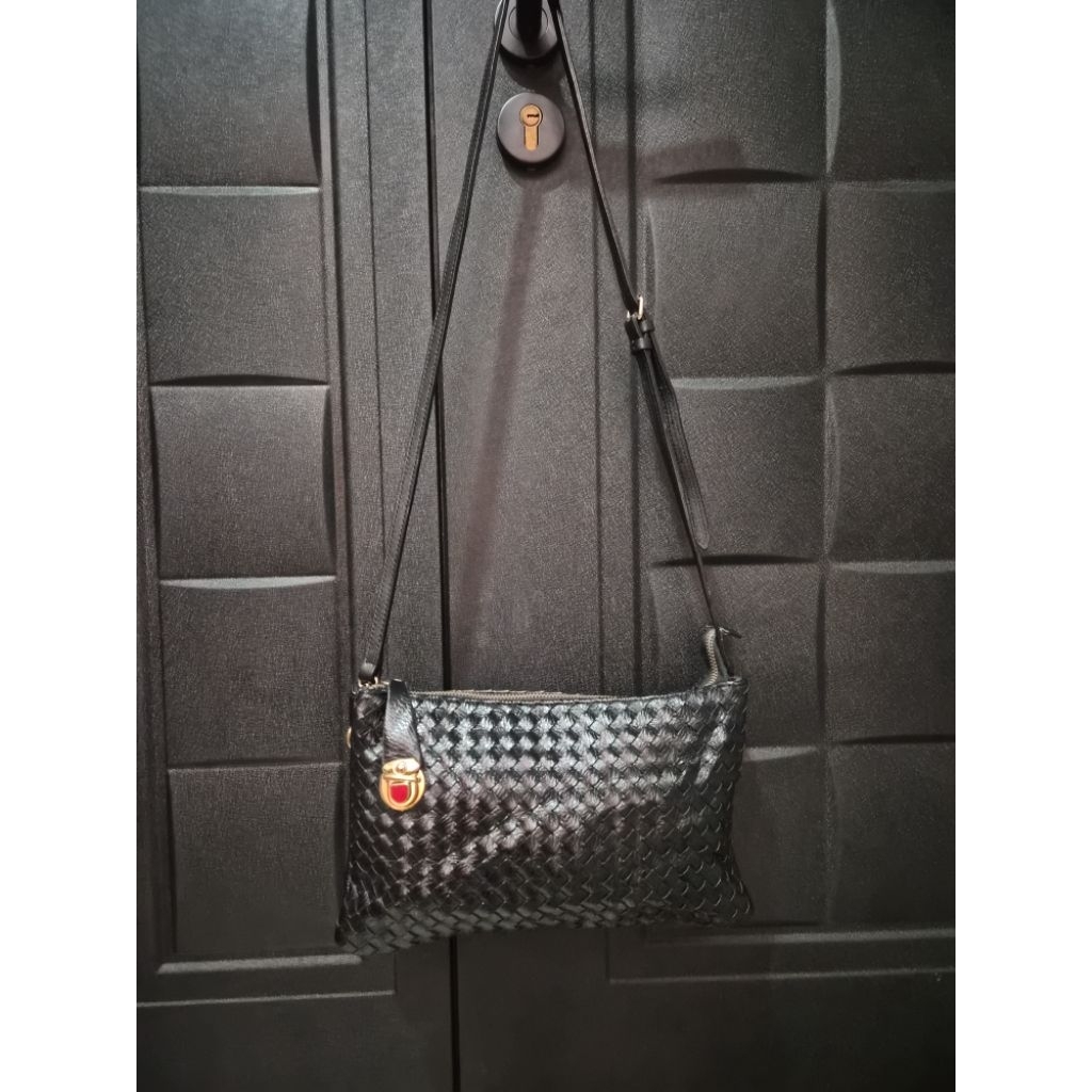 Tas cambag motif kulit anyam