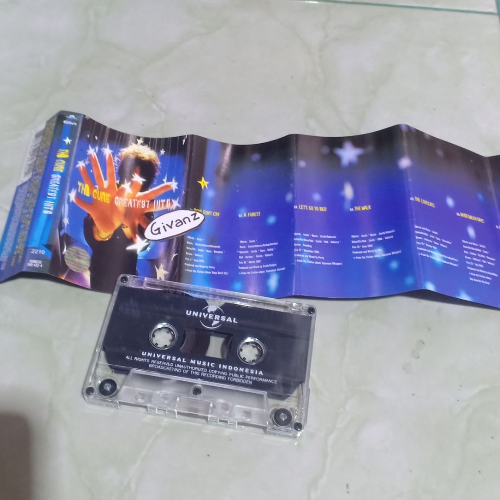 Kaset pita The Cure - Greatest hits