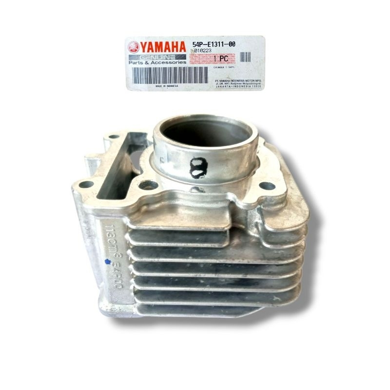 CYLINDER BLOK SEHER BORING MIO J SOUL GT ORIGINAL YGP MODEL 54P-E1311-00 BERKUALITAS BAGUS BAIK BARU
