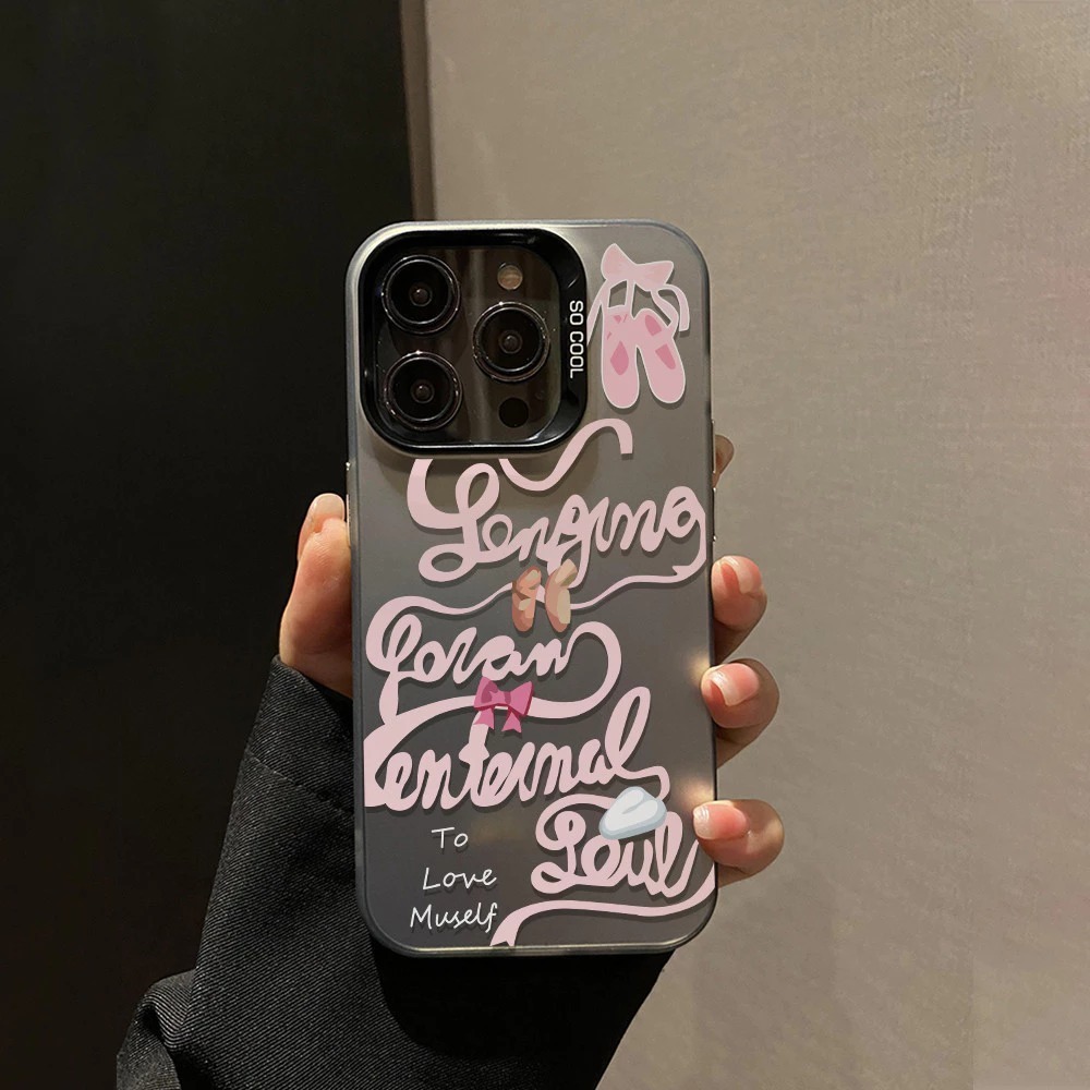 UX49 CASE MOTIF Pink bow iPhone Shockproof FOR Realme C1 C2 5 5i 5s C3 5 6 8 Pro 8i 9i 10 12 13 Pro 