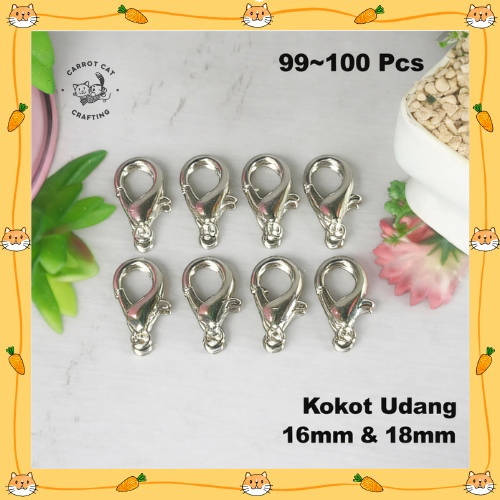 Kokot Udang 16mm/18mm Isi 99~100 Pcs