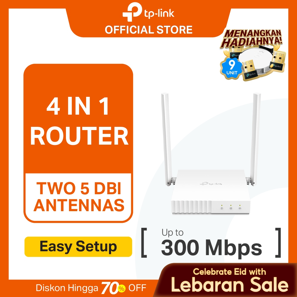 TP-Link TL-WR844N | 300Mbps WiFi Router | 4in1 | Repeater Extender | Access Point | IPv6 IPTV | WISP